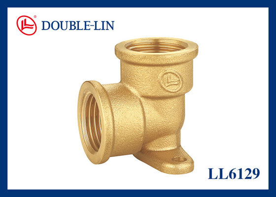 1/2 &quot; To 1 &quot; Female X Female Brass Wall-plated Elbow