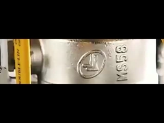 Lever Handle Gas Valve Brass Female X Female Long Threads 5 Bar 1/2 Inch