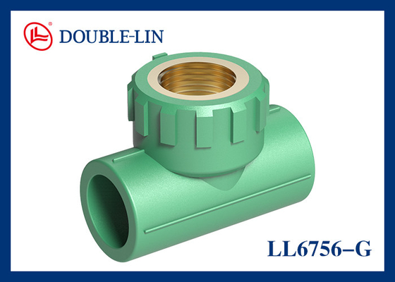 1/2" to 2" Female Tee Brass PPR Fitting for Household Water Control