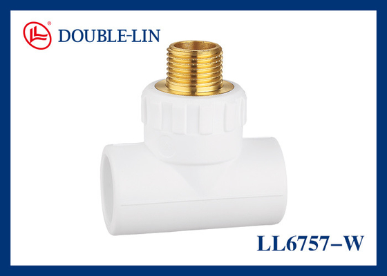 1/2" to 2" Male Tee Brass PPR Fitting for Household Water Control