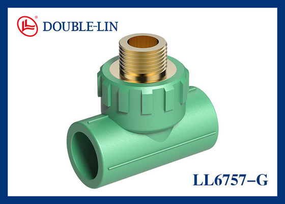 1/2&quot; to 2&quot; Male Tee Brass PPR Fitting for Household Water Control