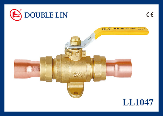 Lever Handle Soldering 40mm X 40mm Brass Gas Ball Valve
