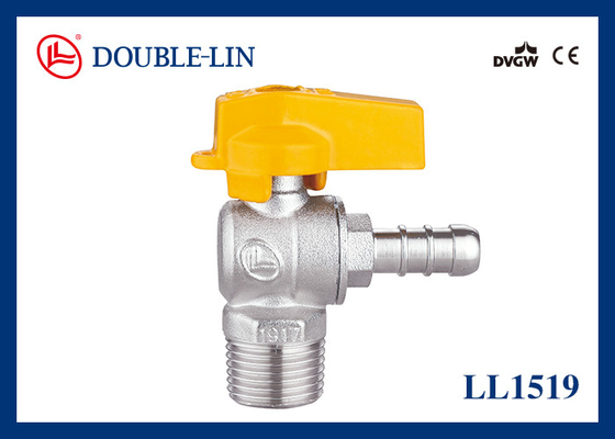 Male x Hose Connector Aluminium Handle Brass Gas Valves