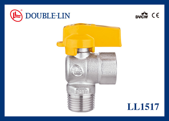 Aluminium Handle Male x Female Brass Gas Ball Valve
