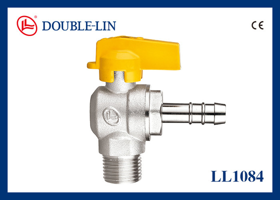 Aluminium Handle Male X Hose Connector Brass Gas Valves