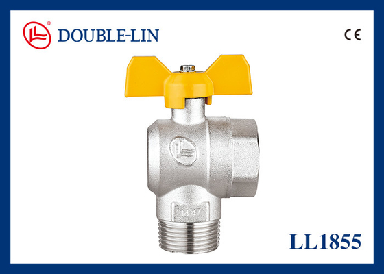T Handle Male X Female M1" X F1" Brass Gas Valves