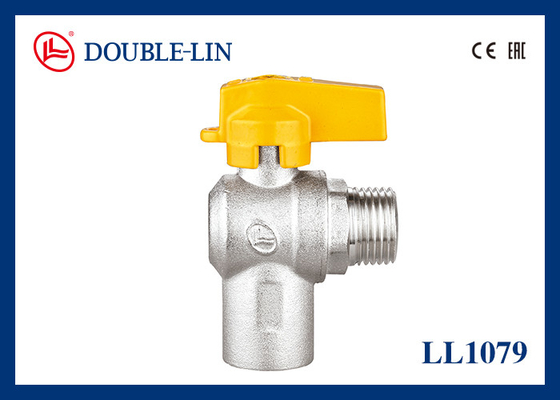 Aluminium Handle Female x Male F1/2"x M1/2" Brass Gas Valves