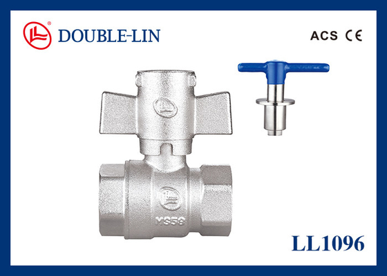 1/2 " To 1 "  Female X Female 25 Bar Lockable Type Brass Ball Valve