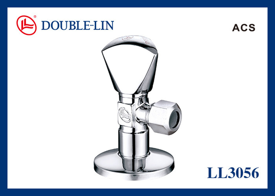 NBR Seat Single Way 1/2" x 10mm Brass Angle Valves