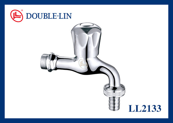 Polished Chrome Plated ABS Handle Stopcock Tap