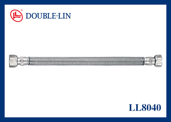 Female X Female Screw Nut 10CM SS Corrugated Hose Pipe