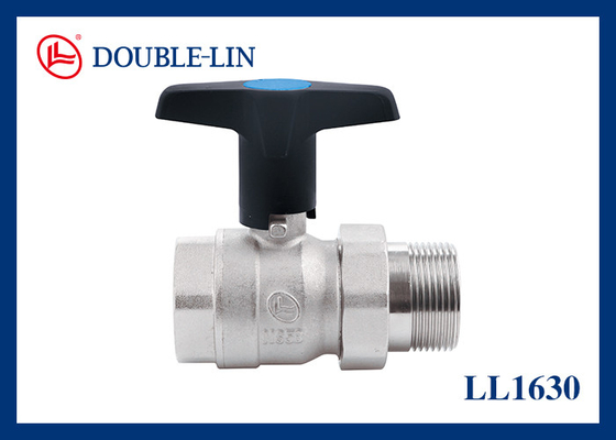 Female X Male High Handle 1 Brass Ball Valve With Union