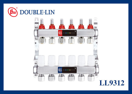 Stainless Steel 304 Manifold with 16-2.0 20-2.0 Adapter Size and ISO228 Thread for 10 Bar Pressure