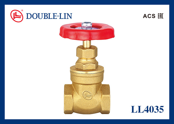 No Leakage Female X Female 1/2"-4" Brass Gate Valves LL4035