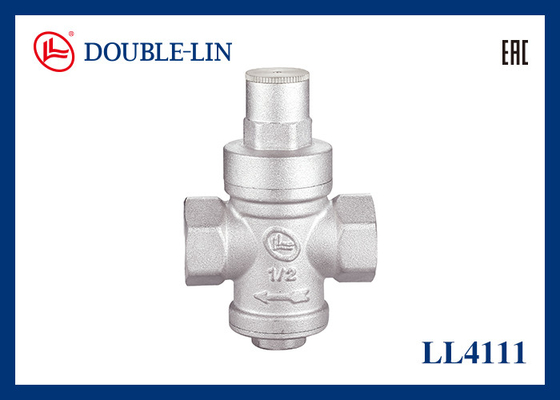 1/2" 3/4" Pressure Reducing Valve PN16  ISO228 Thread 0℃ to 80℃ Working Temperature