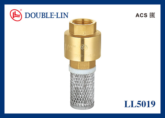 Foot Valve, Stainless Steel Strainer