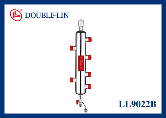 DN25 Brass Manifolds Hydraulic Separate Connect By Thread Stainless Steel Tanks