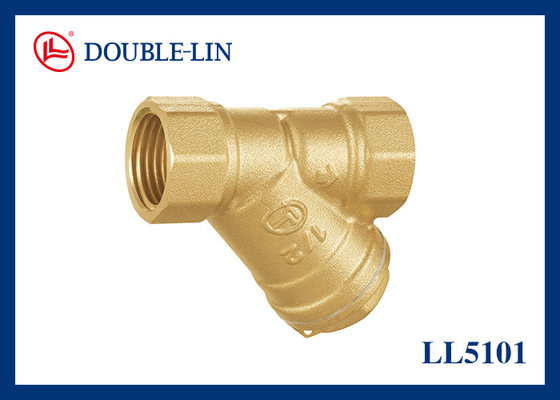 Brass Y Strainer 1/2" Female ISO228 Thread 16 Bar Pressure