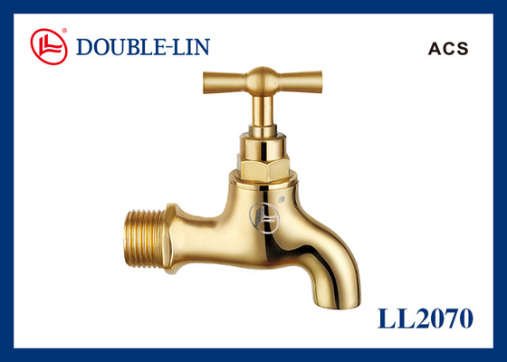 Slow Open Stopcock Tap Sand-Cast Brass Water