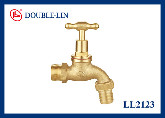 Stopcock hose bibcock Sand-Cast Slow Open Brass Handle for Garden Water Distribution