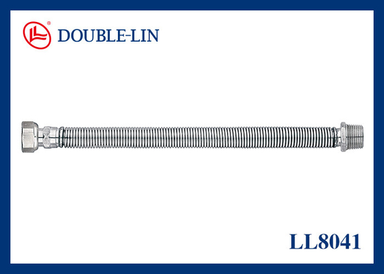 Female X Male Screw Nut 10CM SS Corrugated Hose Pipe