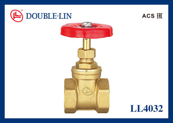 Steel Handle Female X Female 16 Bar 4&quot; Brass Gate Valves