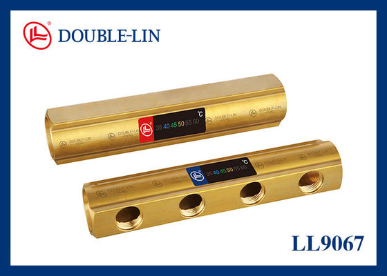 1" Centres Distance 50mm 1/2'' Brass Manifolds