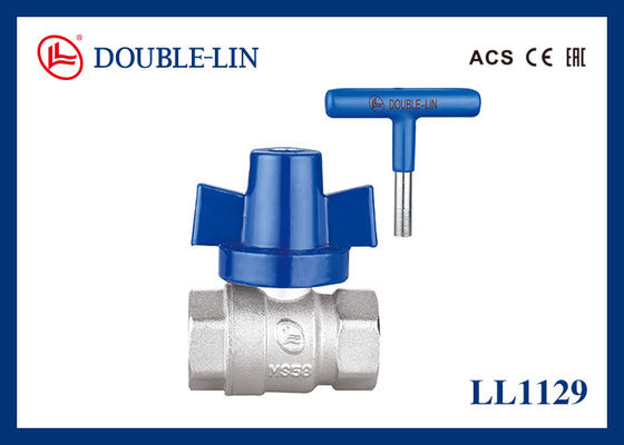 3/4" Lockable Brass Ball Valve