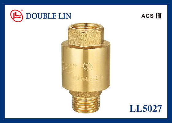 NBR Gasket 1/2&quot; Female X Male Brass Spring Check Valves