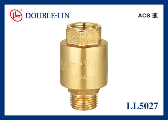 NBR Gasket 1/2" Female X Male Brass Spring Check Valves