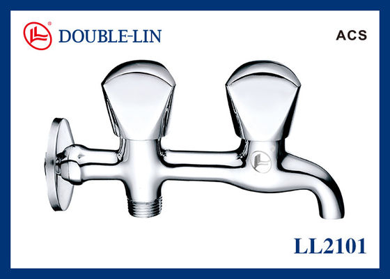 360° Double Zinc Alloy Handle 170mm Stopcock Tap