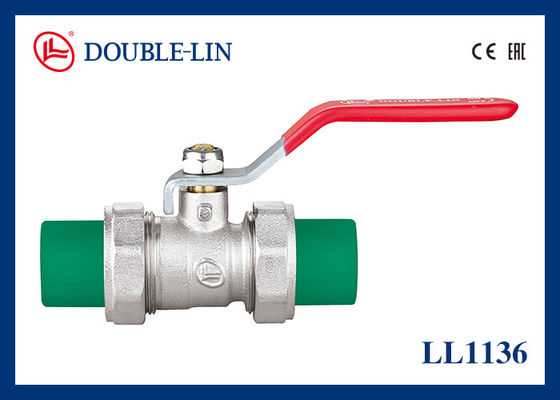 PTFE Seat PPR Socket 20 Bar DN90 Brass Ball Valves