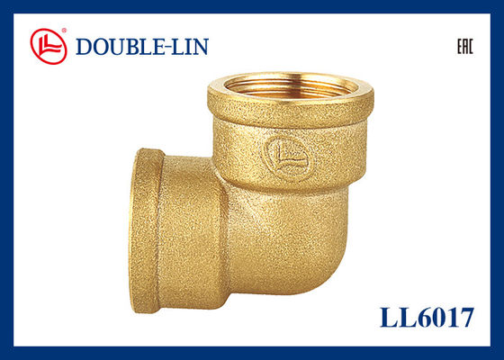 Female X Female Elbow 1/4" Brass Threaded Fittings