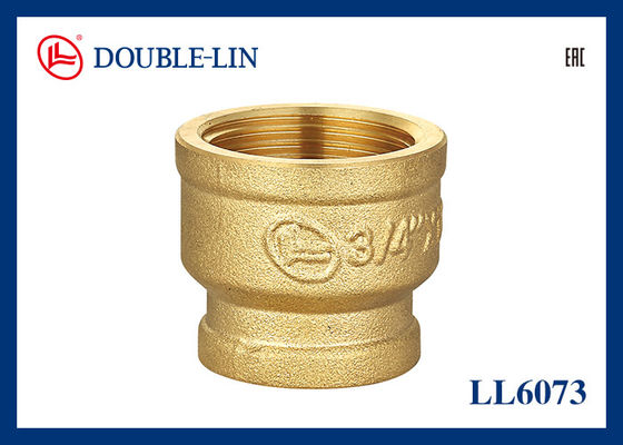 Female x Female Reduced Socket 3/8" Brass Threaded Fittings