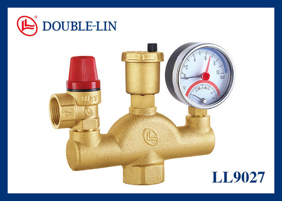 F1" 232 psi Compact Boiler Safety Unit For Brass Manifolds