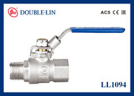 Stainless Steel Handle 2&quot; Male X Female Brass Ball Valves