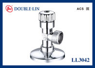 Polished Chromed Plated 1/2&quot; x 3/8&quot; Brass Angle Valves