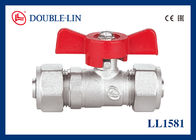 Thread ISO228 362.5 Psi Brass Ball Valves Water Services