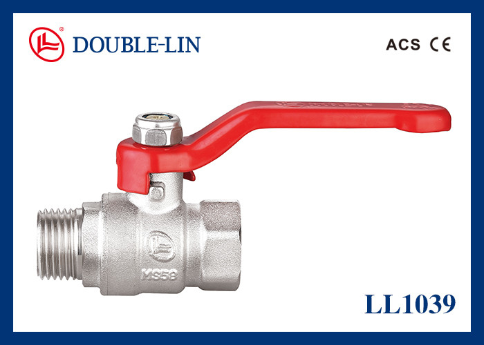1/4 " To 2 "  Male X Female  25 Bar Brass Ball Valve With Iron Lever Handle