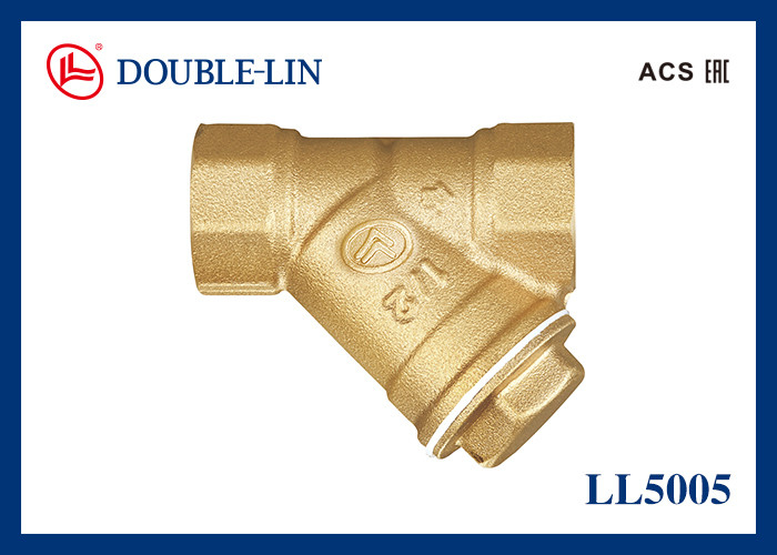 Brass Y Strainer 16 Bar DIN259 Thread Female x Female 1/2 to 4 Inch