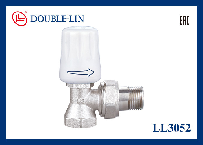 Angle Radiator Valve 1/2" 3/4" Size BS2779 Thread from 32℉ to 248 ℉ Working Temperature