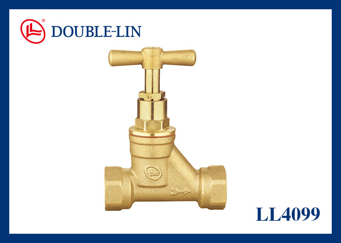 Stopcock Tap Brass Valve Body High Precision CNC Machines Smooth Surface Good Sealing Performance No Leakages ISO228 Thread