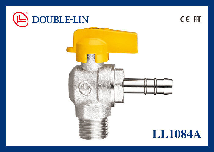 Aluminium Handle Male X Hose Connector Brass Gas Valves