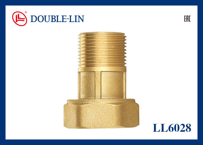 1/2 &quot; To 2 &quot; Male x Female Brass Connector For Water Meter