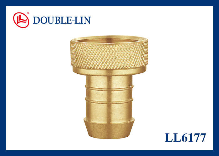 F1/2&quot; x 14.3mm 2 Piece Brass Female Hose Connector